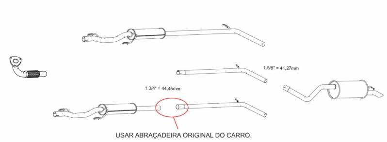 Tubo de Motor para Fox Preço Jundiaí - Tubo de Motor para Celta